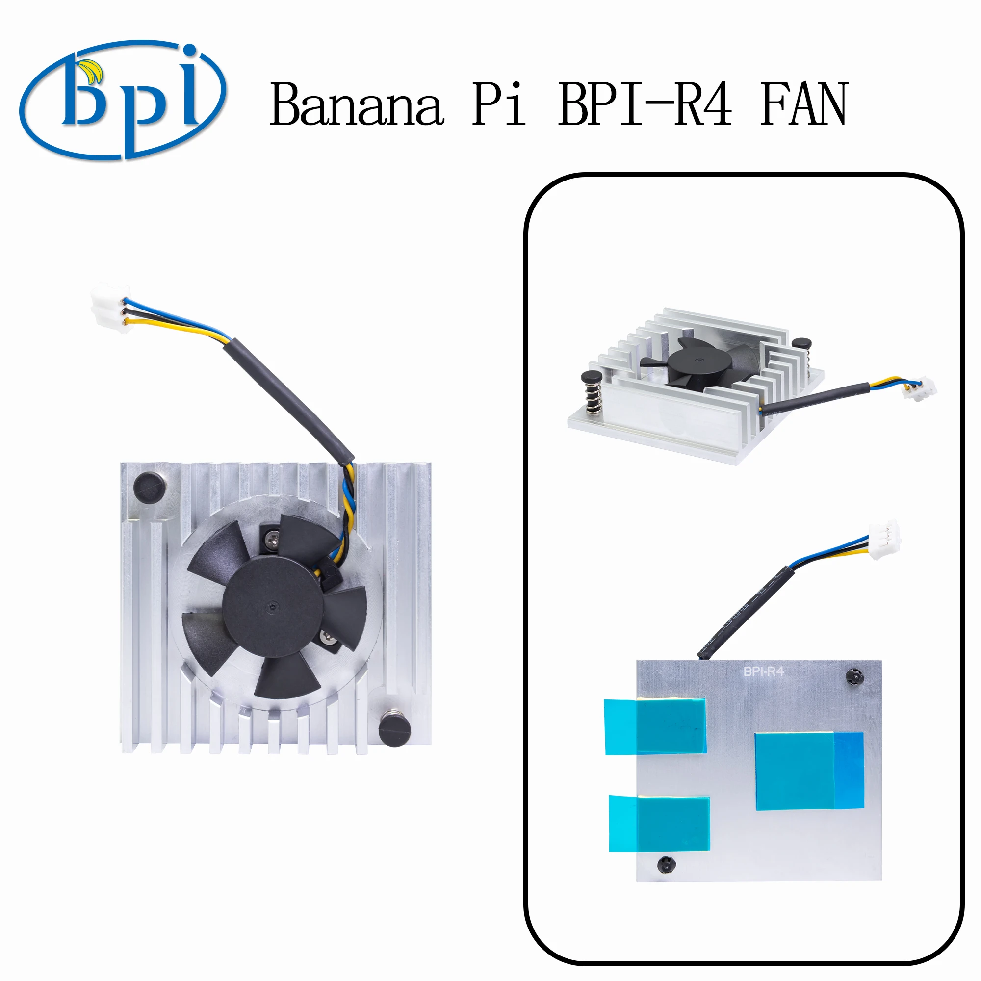 BPI-R4 SBC Board Overheat Prevention Fan/Development Board Blowing Wind Cooling Fan for BPI-R4 from Banana Pi Team