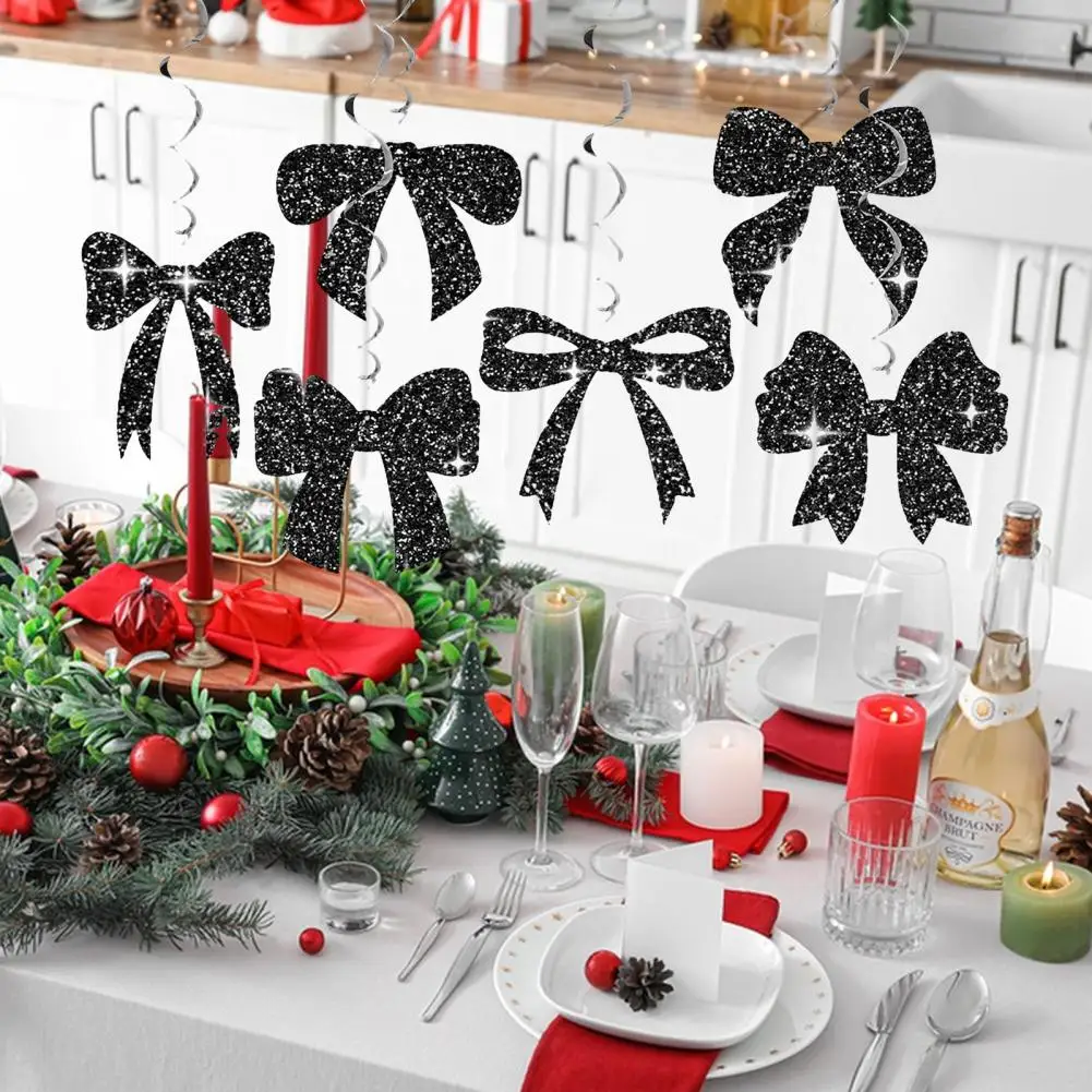 Bow Ceiling Swirls Party Supplies Set Black Bow Party Decorations Set for Birthday Retirement Bridal Shower Hanging for Girls'
Bow Ceiling Swirls Party Supplies Set Black Bow Party Decorations Set for Birthday Retirement Bridal Shower Hanging for Girls'