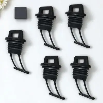 5 pcs Black Nylon Kayak Drain Plugs Rubber Gasket Boat Water Hole Stopper Canoe Scupper Thread Bung Durability Leak Prevention
5 pcs Black Nylon Kayak Drain Plugs Rubber Gasket Boat Water Hole Stopper Canoe Scupper Thread Bung Durability Leak Prevention