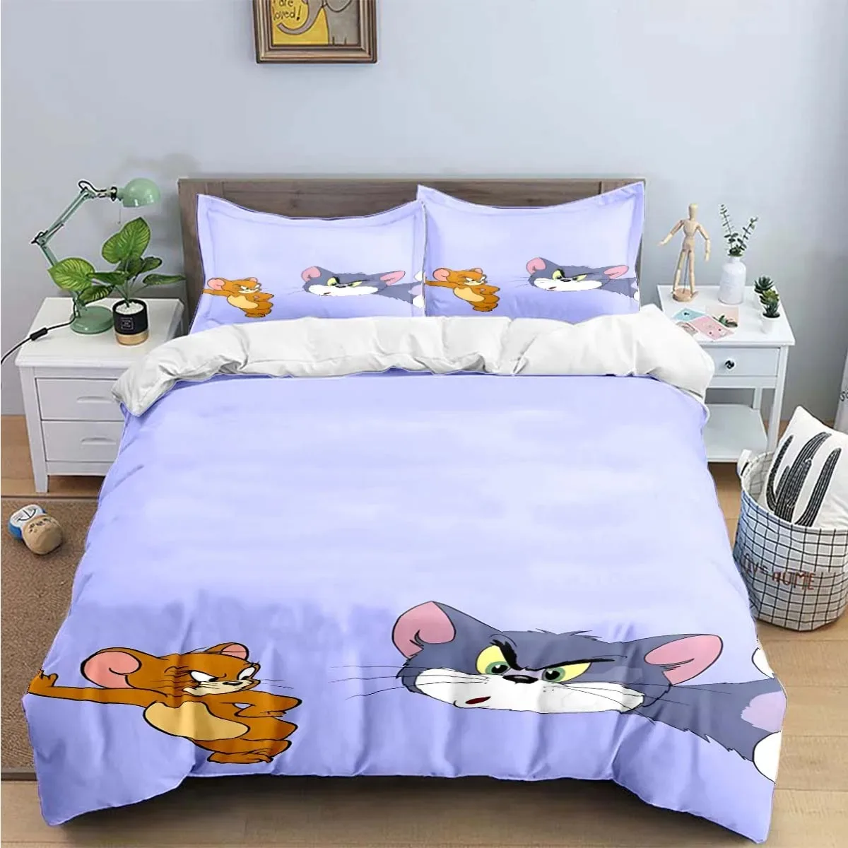 Duvet Cover Set Tom Jerry Bedding Set Comfortable Duvet Cover Pillow Case Cartoon Queen Single Size Boys Girls Adult Gifts
Duvet Cover Set Tom Jerry Bedding Set Comfortable Duvet Cover Pillow Case Cartoon Queen Single Size Boys Girls Adult Gifts