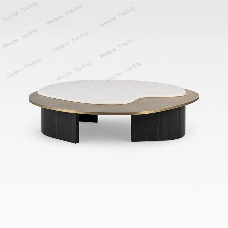 Italian natural marble cloud coffee table light luxury living room personalized tea table
Italian natural marble cloud coffee table light luxury living room personalized tea table