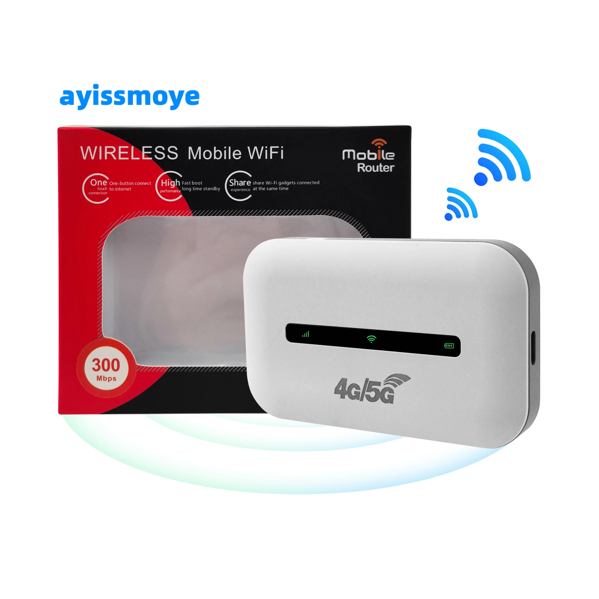Портативный Wi-Fi-маршрутизатор 4G с усовершенствованной поддержкой частоты LTE 2,4G для наружного использования, новая функция брандмауера с батареей 3000 мАч
Портативный Wi-Fi-маршрутизатор 4G с усовершенствованной поддержкой частоты LTE 2,4G для наружного использования, новая функция брандмауера с батареей 3000 мАч