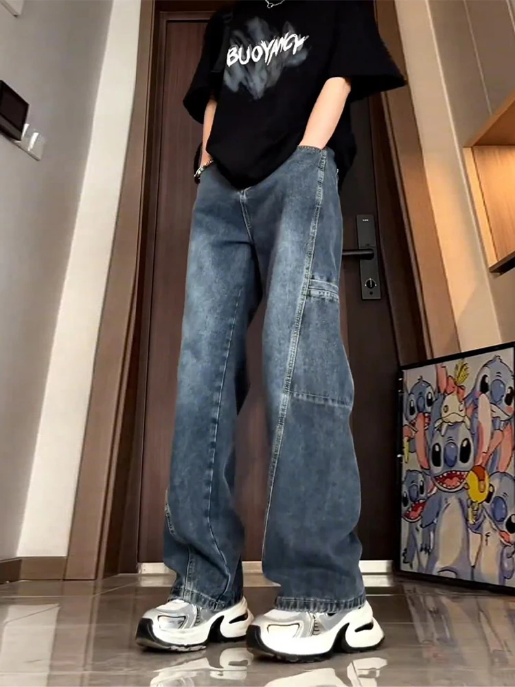 Мужские джинсы в стиле американского ретро, летние, модные, прямые, с микро-клешем, с элементами пэчворка, в стиле Cleanfit
Мужские джинсы в стиле американского ретро, летние, модные, прямые, с микро-клешем, с элементами пэчворка, в стиле Cleanfit