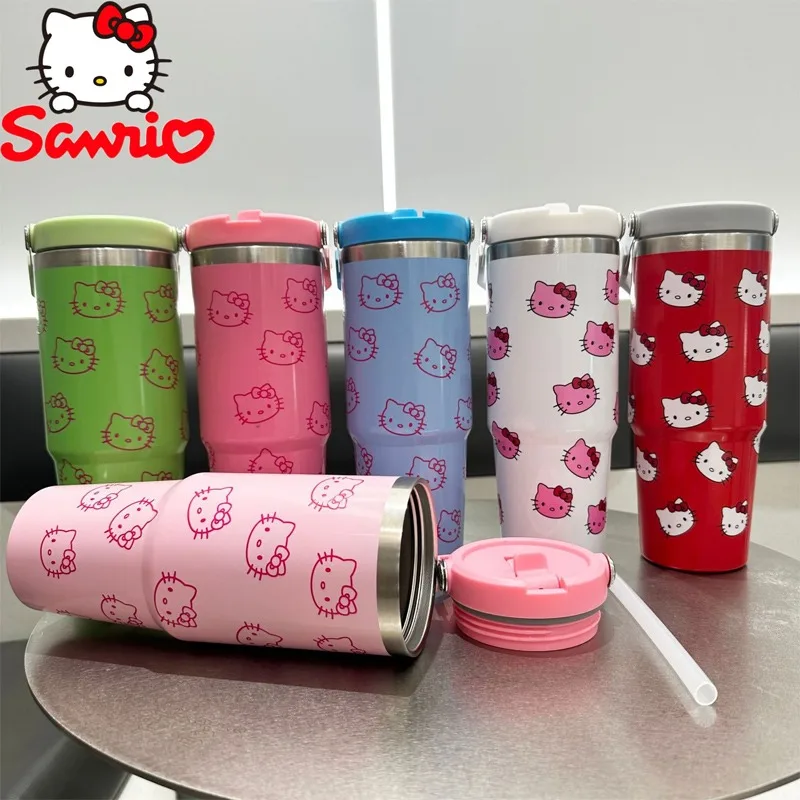 30oz Sanrio Hello Kitty Double-layer Stainless Steel Tumbler Vacuum Insulated Thermal Car Cup with Straw Portable Cup Travel Mug
30oz Sanrio Hello Kitty Double-layer Stainless Steel Tumbler Vacuum Insulated Thermal Car Cup with Straw Portable Cup Travel Mug
