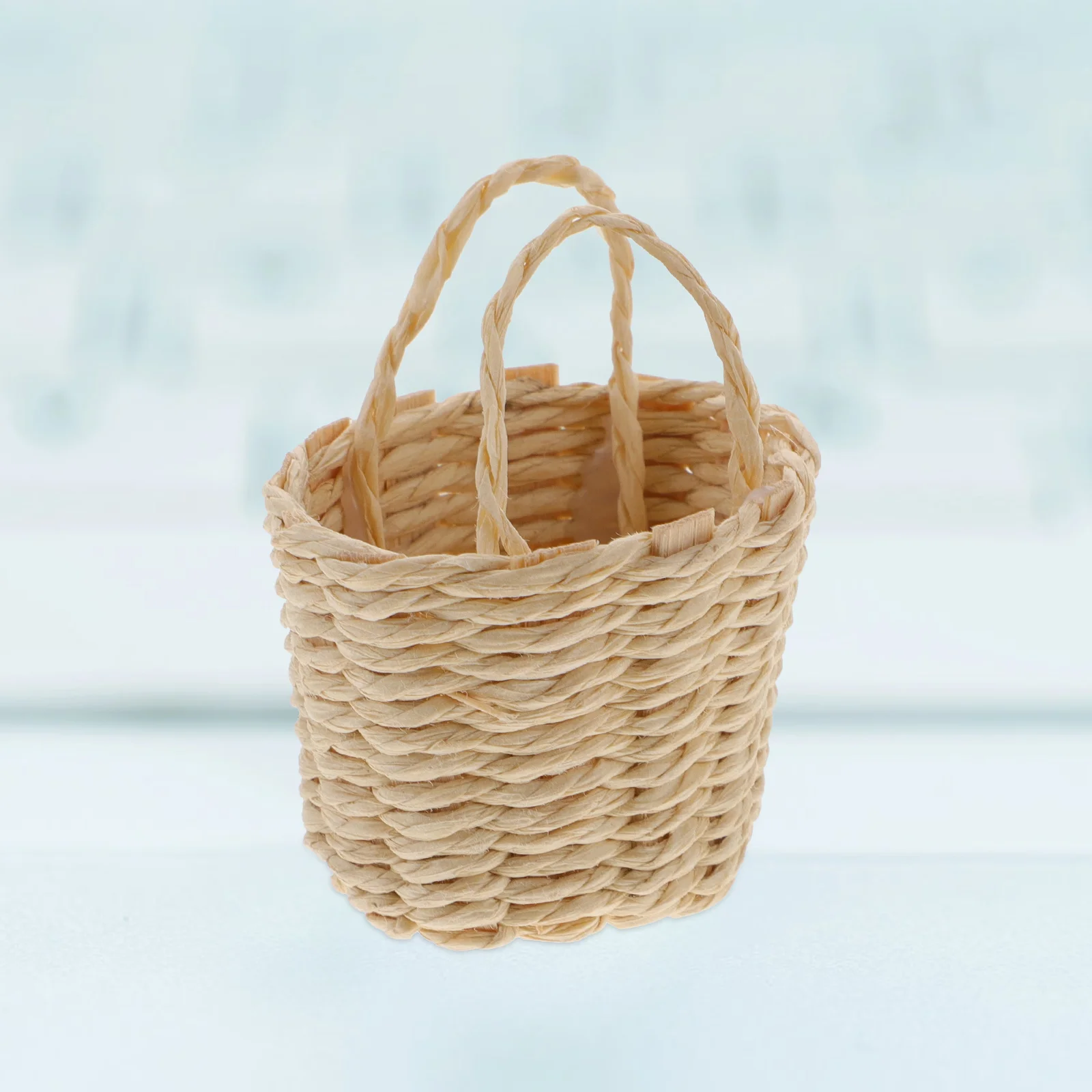 2Pcs Miniature Basket Realistic Woven Handle Long-Lasting Micro Landscape Mini Decor Mini Woven Basket
2Pcs Miniature Basket Realistic Woven Handle Long-Lasting Micro Landscape Mini Decor Mini Woven Basket