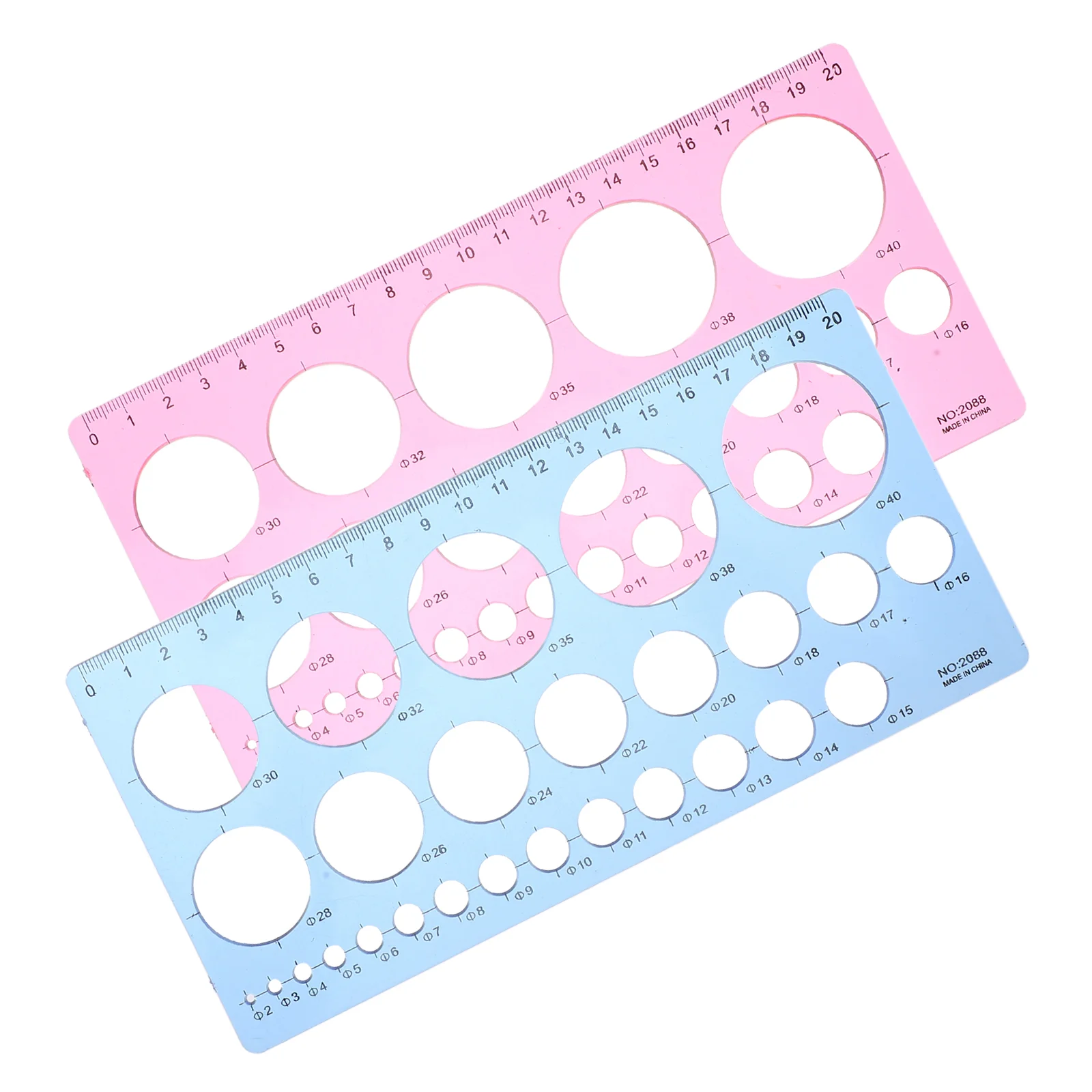2 Pcs Drawing Tool Round Paper Ruler Office Plastic Circle Templates for Drafting
2 Pcs Drawing Tool Round Paper Ruler Office Plastic Circle Templates for Drafting