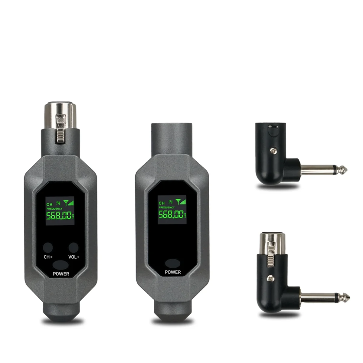 B02B-Wireless Microphone Transmitter Receiver Plugged Into Xlr Wireless Microphone System for Dynamic 48v Condenser Mic,A
B02B-Wireless Microphone Transmitter Receiver Plugged Into Xlr Wireless Microphone System for Dynamic 48v Condenser Mic,A