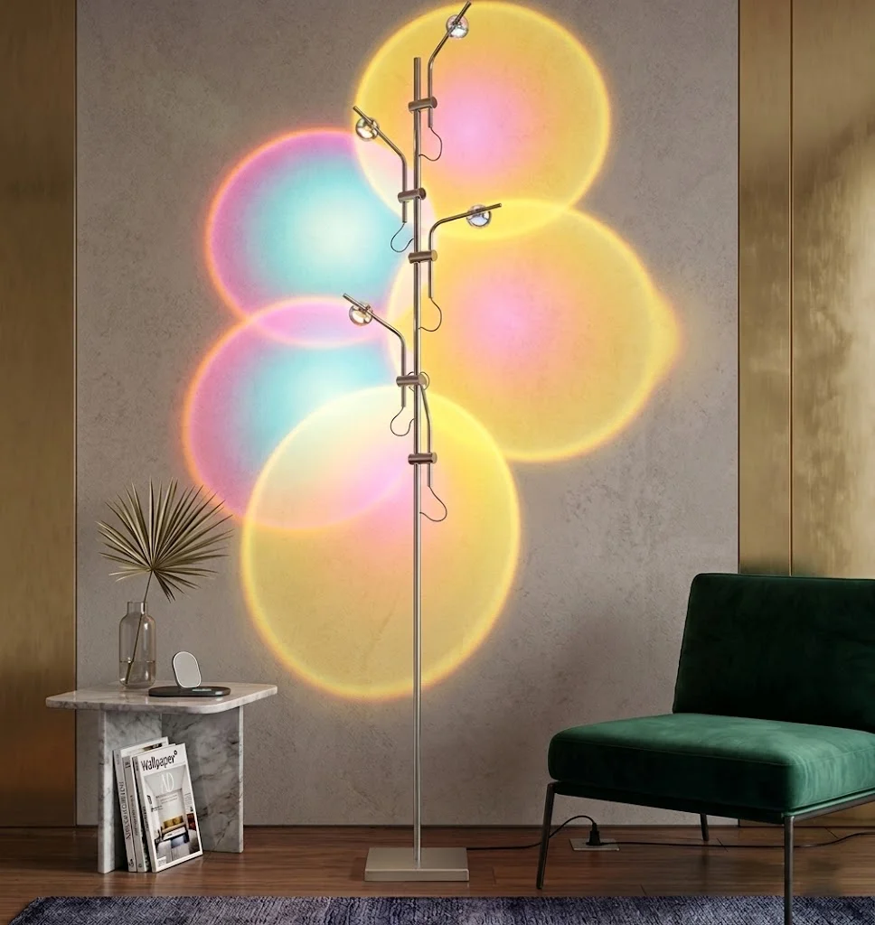 Modern Design Luxury Atmosphere Art Living Room Bedroom Adjustable Home Decor Standing Big Sunset Projection Led Floor Lamp
Modern Design Luxury Atmosphere Art Living Room Bedroom Adjustable Home Decor Standing Big Sunset Projection Led Floor Lamp