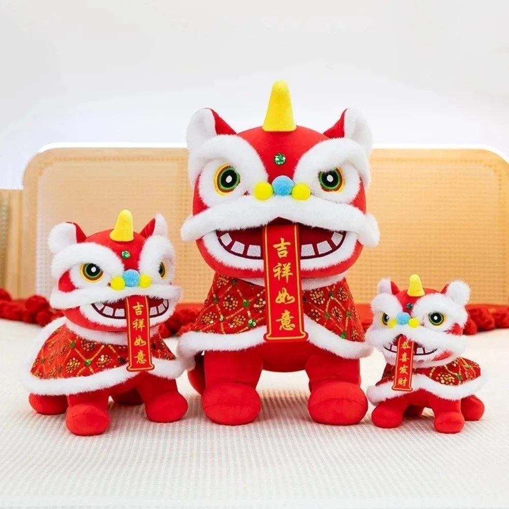 Lion Dance Lion Dance Plush Doll Cartoon Colorful Sequined Stuffed Animal Pendants Mascot Dolls Creative Chinese New Year Gift
Lion Dance Lion Dance Plush Doll Cartoon Colorful Sequined Stuffed Animal Pendants Mascot Dolls Creative Chinese New Year Gift