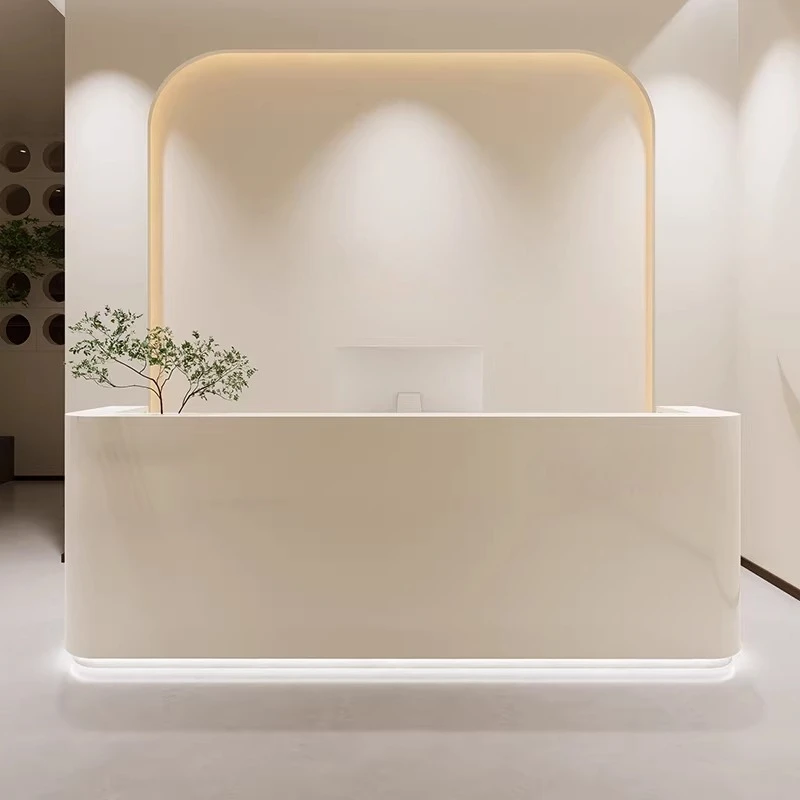 Infodesk Executive Reception Desk Industrial Writing Store Reception Desk Luxury Counter Beautician Comptoir Caisse Furniture
Infodesk Executive Reception Desk Industrial Writing Store Reception Desk Luxury Counter Beautician Comptoir Caisse Furniture