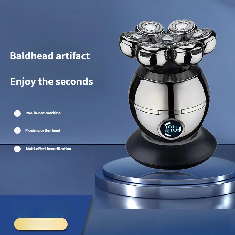 New 7-Blade Electric Shaver Rechargeable Razor for Men, Professional Hair Cutting Tool, Multi-Function Beard Trimmer
New 7-Blade Electric Shaver Rechargeable Razor for Men, Professional Hair Cutting Tool, Multi-Function Beard Trimmer