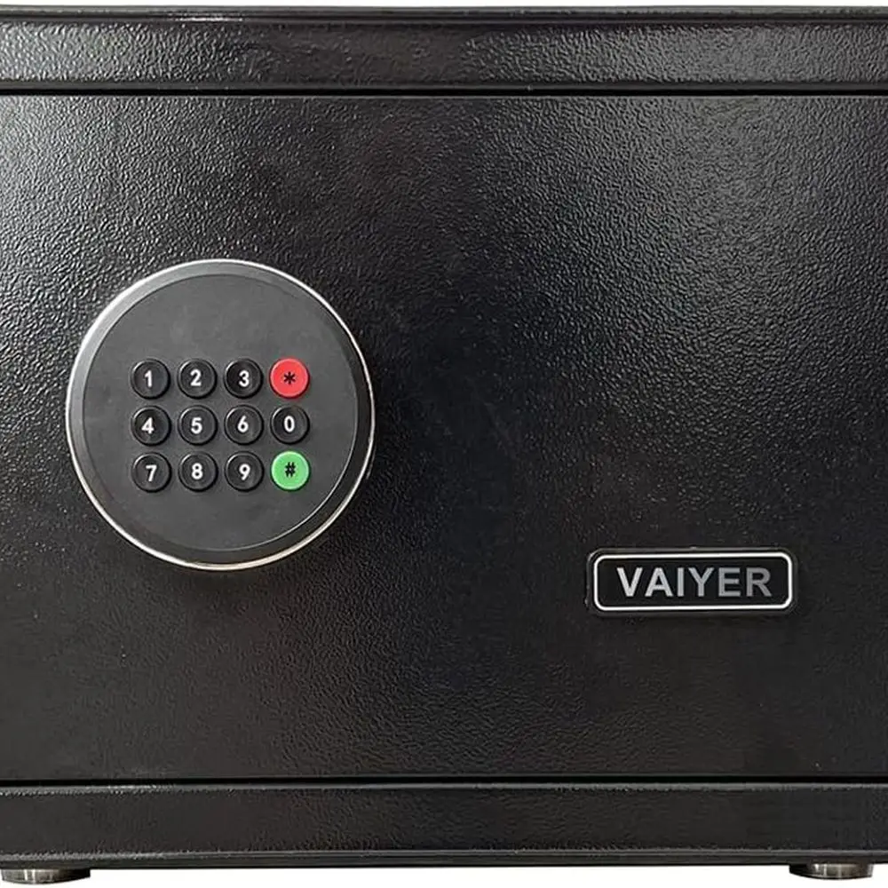 Электронный сейф с цифровой клавиатурой для дома, офиса и гостиничных номеров — сейф для наличных и ювелирных изделий из стального сплава, 9,85 x 13,8 x 11 i
Электронный сейф с цифровой клавиатурой для дома, офиса и гостиничных номеров — сейф для наличных и ювелирных изделий из стального сплава, 9,85 x 13,8 x 11 i