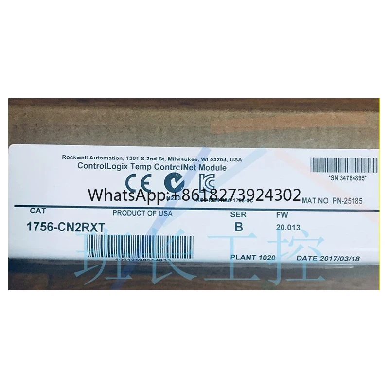 New original packaging 1 year warranty 1756-CN2RXT {No.24arehouse spot} Immediately sent
New original packaging 1 year warranty 1756-CN2RXT {No.24arehouse spot} Immediately sent