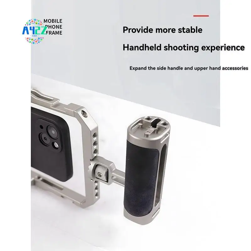 A42Z-Universal Video Rig For Smartphones, Dual Handle Phone Cage Outdoor Photography Stabilizer
A42Z-Universal Video Rig For Smartphones, Dual Handle Phone Cage Outdoor Photography Stabilizer