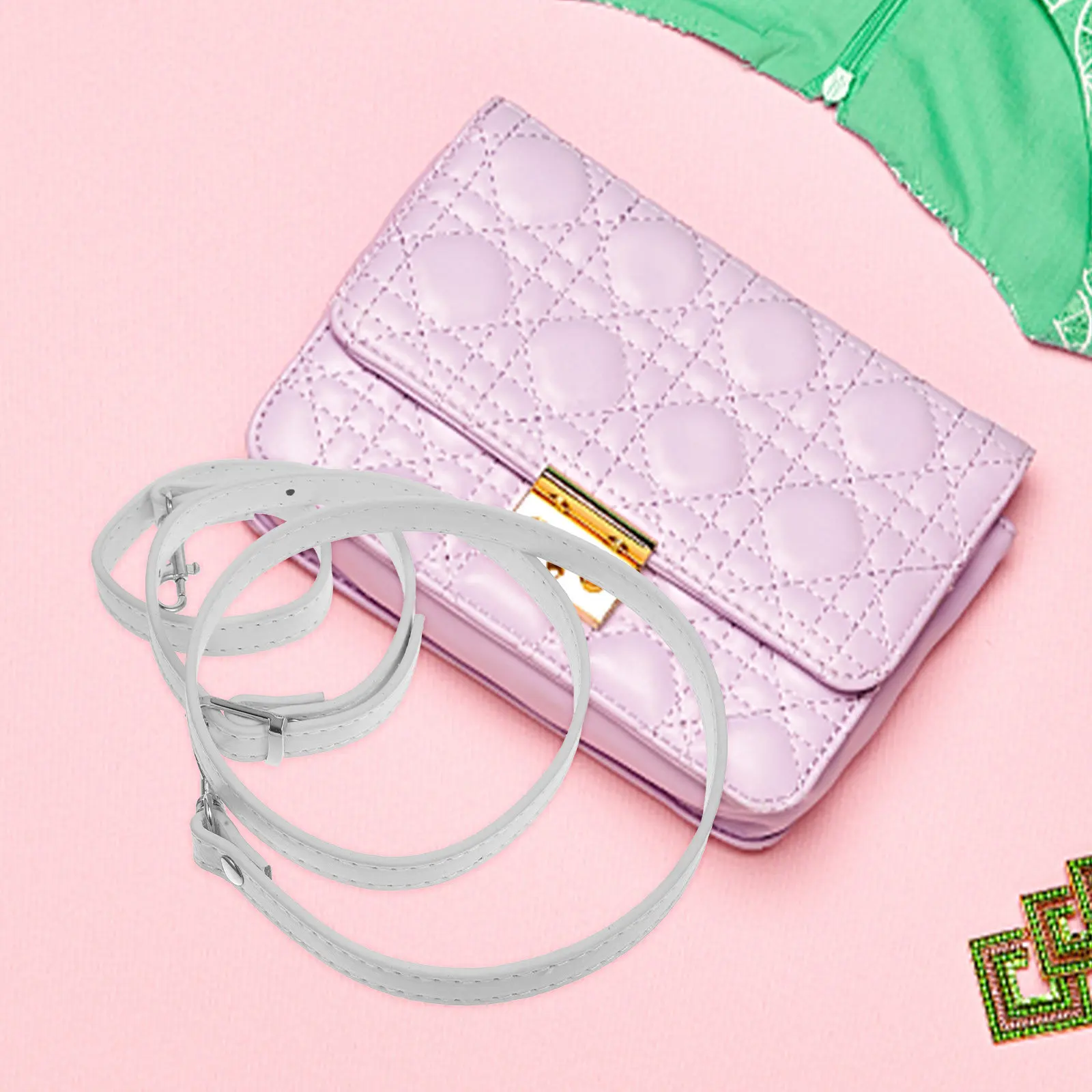 Ремень для сумки из синтетического ПУ, регулируемый, бежевый, 120 см, сменный, для самостоятельной сборки, для женских сумок через плечо
Ремень для сумки из синтетического ПУ, регулируемый, бежевый, 120 см, сменный, для самостоятельной сборки, для женских сумок через плечо