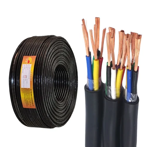 Copper Conductor Royal Cord Flexible Cable RVV, 2 3 4 5 Core 0.75 1 1.5 2.5 4 6mm Electrical Cable Wire H05VV-F Power Cable
Copper Conductor Royal Cord Flexible Cable RVV, 2 3 4 5 Core 0.75 1 1.5 2.5 4 6mm Electrical Cable Wire H05VV-F Power Cable