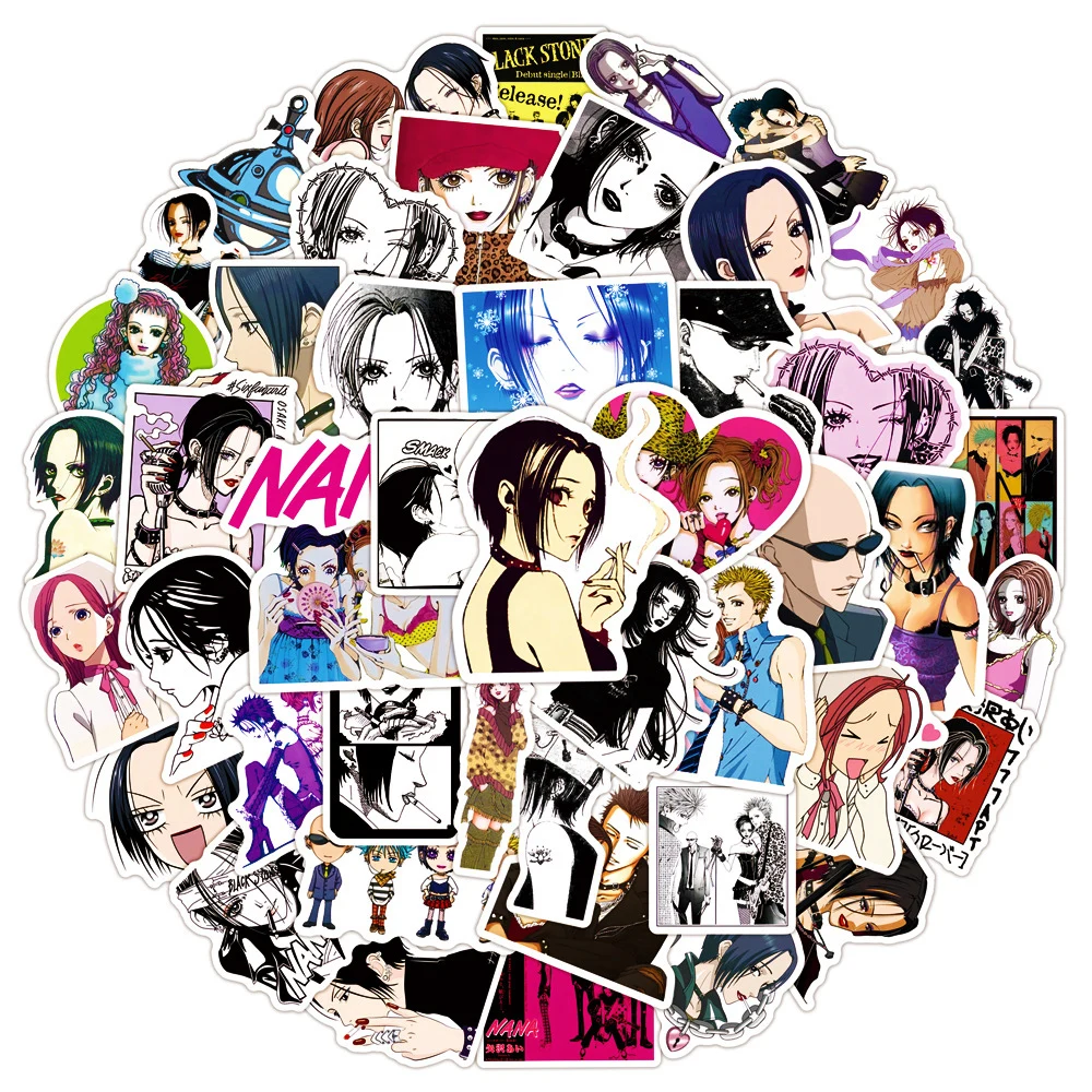 10/30/50pcs NANA Cartoon Stickers Cool Anime Girl Graffiti Decals DIY Skateboard Notebook Phone Waterproof Sticker for Kids Toy
10/30/50pcs NANA Cartoon Stickers Cool Anime Girl Graffiti Decals DIY Skateboard Notebook Phone Waterproof Sticker for Kids Toy