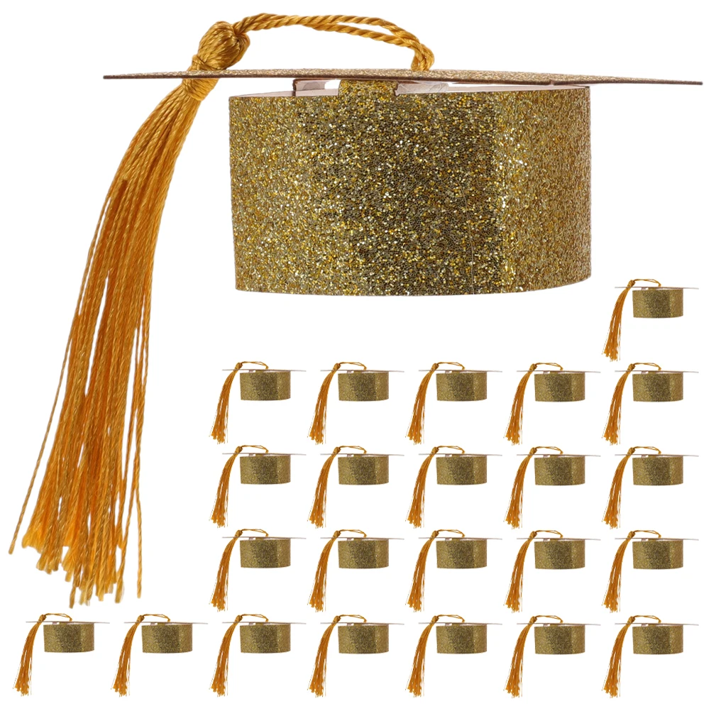 24pcs Graduation Cup Decorations Tassel Cap Goblet Covers Party Settings Mini Hat Bottle Toppers Glass Cover Celebratory Events
24pcs Graduation Cup Decorations Tassel Cap Goblet Covers Party Settings Mini Hat Bottle Toppers Glass Cover Celebratory Events