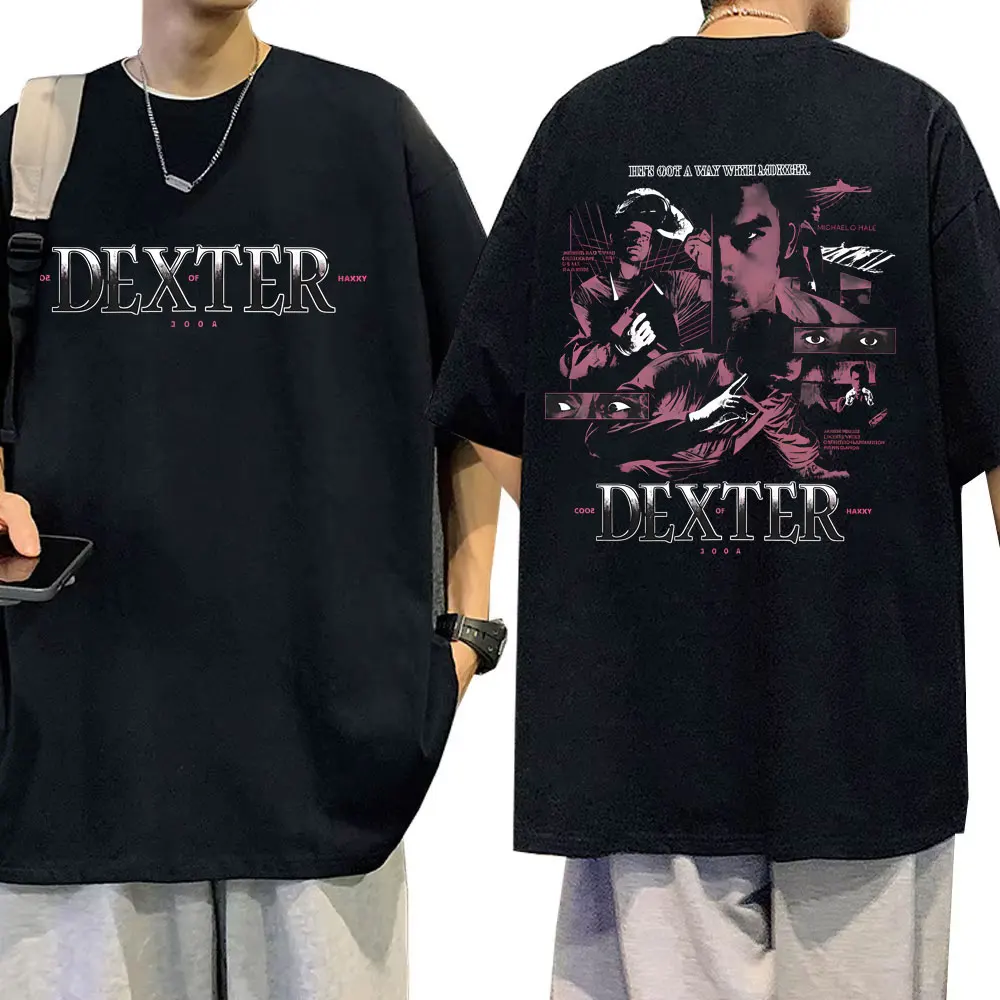 TV Play Dexter Morgan Graphic T-shirtS Men Women Clothing Casual Cotton T Shirts Men's Vintage Oversized Short Sleeve T-shirt
TV Play Dexter Morgan Graphic T-shirtS Men Women Clothing Casual Cotton T Shirts Men's Vintage Oversized Short Sleeve T-shirt