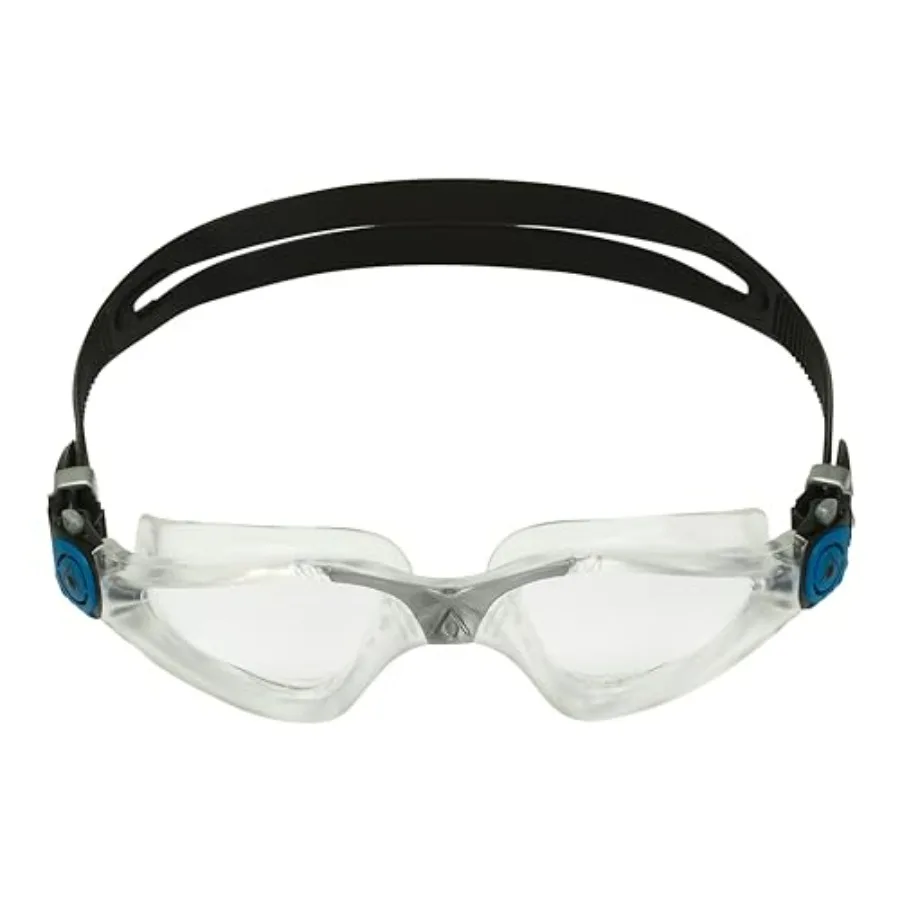 Active pool and open water swimming goggles with Aqua Sphere Kayenne adult design, polycarbonate lens, matte black frame, 180-d
Active pool and open water swimming goggles with Aqua Sphere Kayenne adult design, polycarbonate lens, matte black frame, 180-d