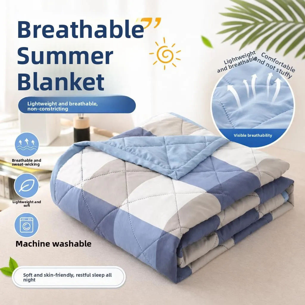 Washable Air Conditioned Cotton Male Quilt Student Dormitory Maternity Class a Single Person Summer Quilt Pure Cotton
Washable Air Conditioned Cotton Male Quilt Student Dormitory Maternity Class a Single Person Summer Quilt Pure Cotton