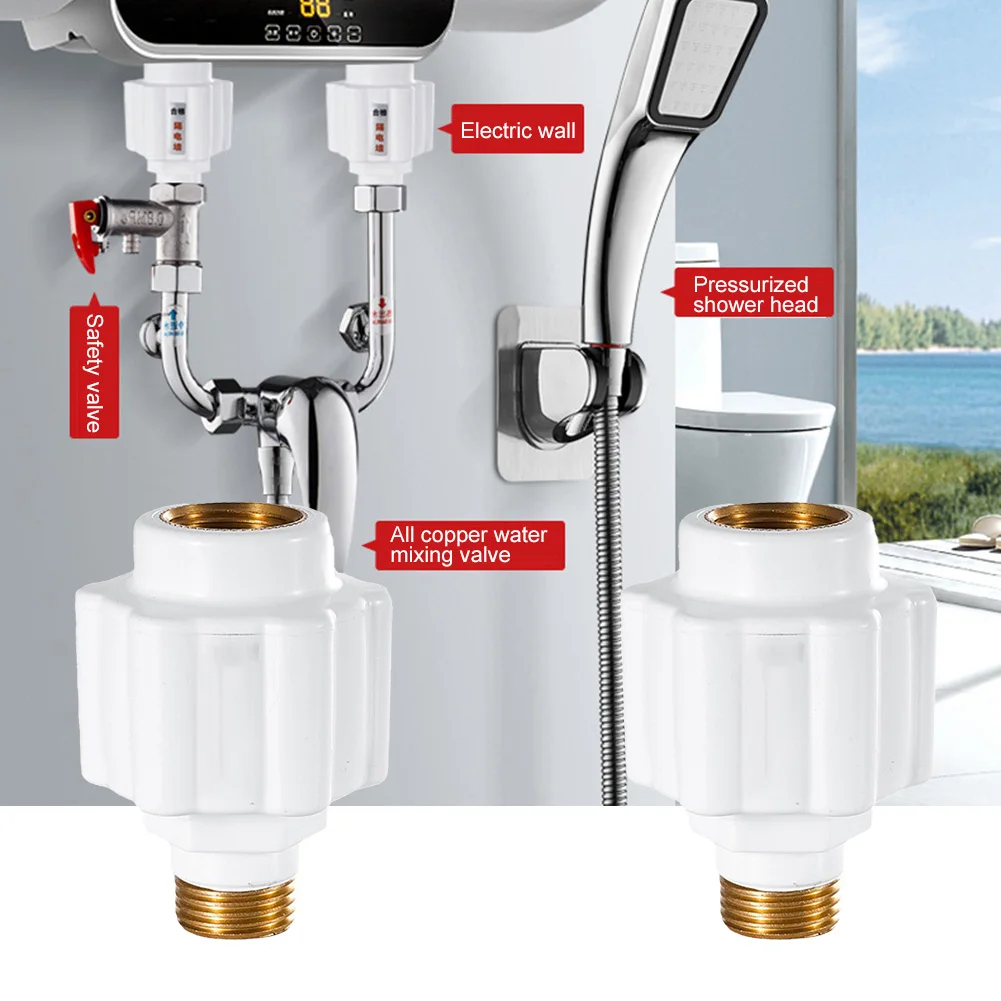 Electric Water Heater Anti-electric Wall All Copper Thread Anti-leakage Device Voltage Insulation 20mm Interface
Electric Water Heater Anti-electric Wall All Copper Thread Anti-leakage Device Voltage Insulation 20mm Interface