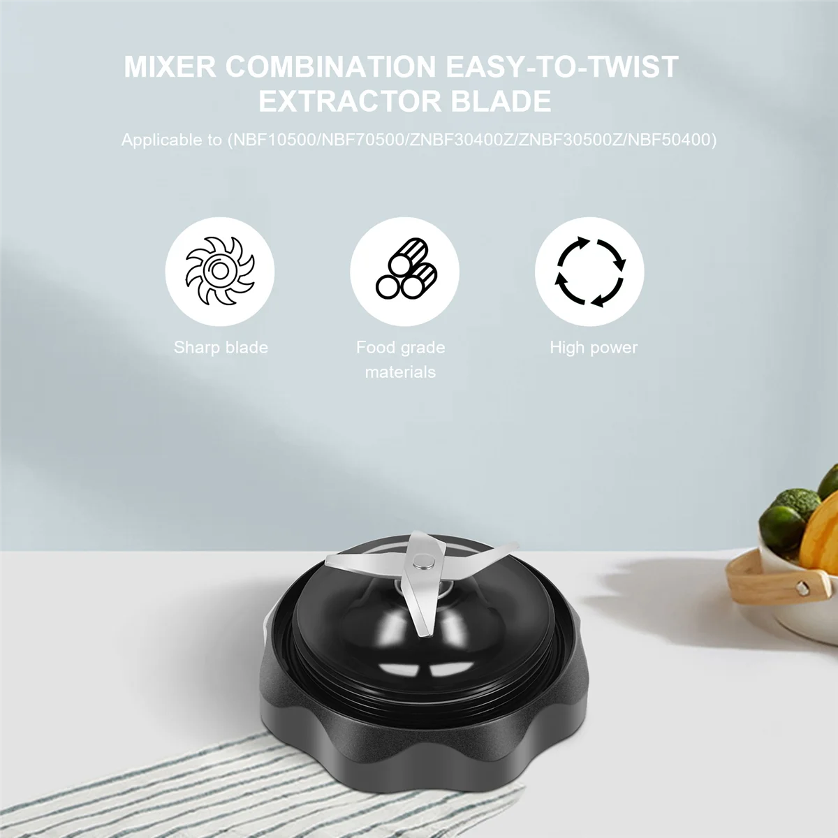 Сменный блендер Combo Easy Twist Extractor Blade, совместимый с NutriBullet 1200 Вт Blender Combo ZNBF30500Z 1 шт. ГОРЯЧИЙ
Сменный блендер Combo Easy Twist Extractor Blade, совместимый с NutriBullet 1200 Вт Blender Combo ZNBF30500Z 1 шт. ГОРЯЧИЙ