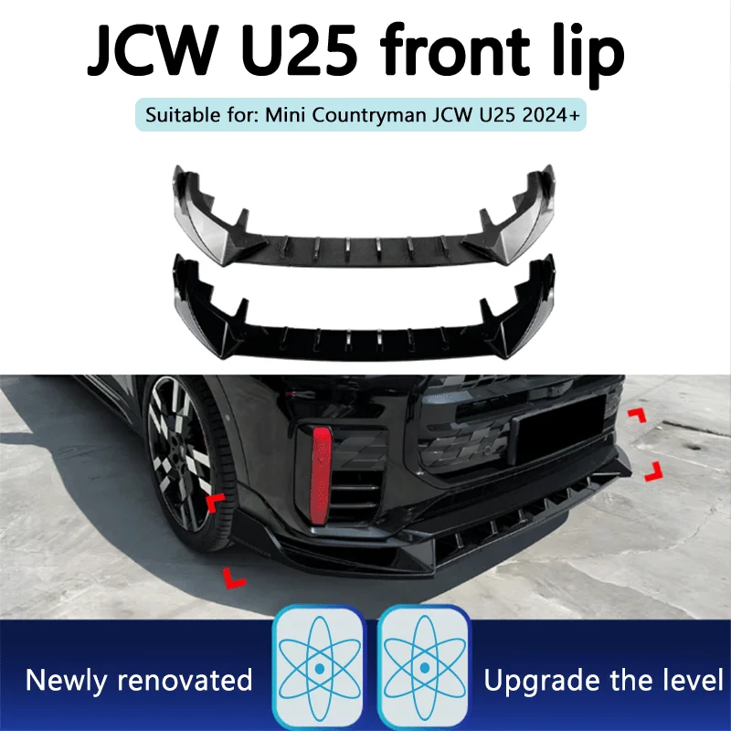 1Set Black ABS Front Lip Spoiler For BMW Mini Countryman JCW U25 2024+ Car Bumper Protection Novelties Auto Decoration Parts
1Set Black ABS Front Lip Spoiler For BMW Mini Countryman JCW U25 2024+ Car Bumper Protection Novelties Auto Decoration Parts