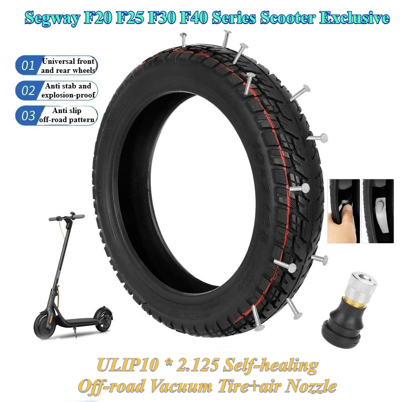 Подходит для скутера Segway F20 F25 F30 F40, специальная ULIP10 * 2,125, самовосстанавливающаяся внедорожная взрывозащищенная противоскользящая вакуумная шина
Подходит для скутера Segway F20 F25 F30 F40, специальная ULIP10 * 2,125, самовосстанавливающаяся внедорожная взрывозащищенная противоскользящая вакуумная шина