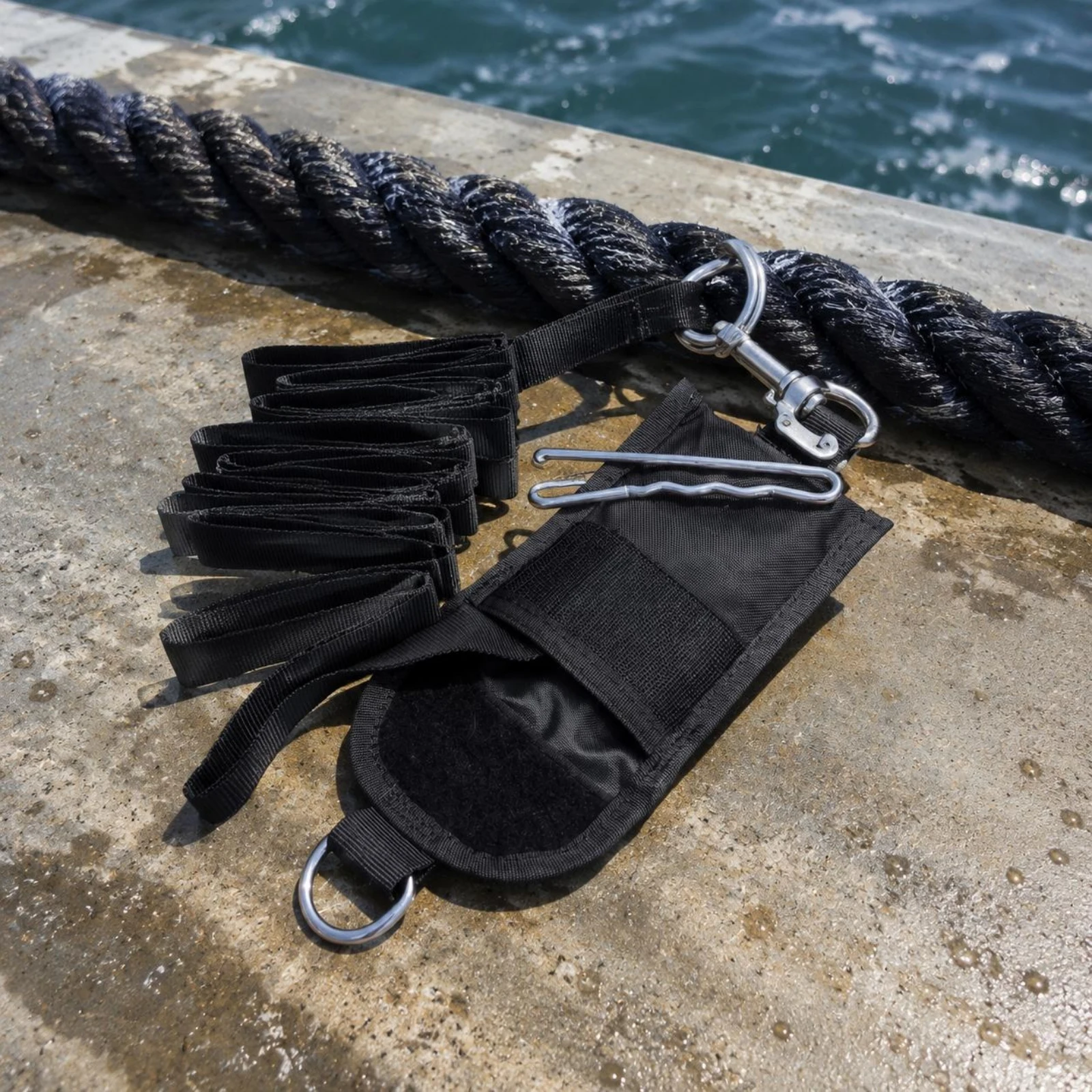 Garvin Hook Electrolysis Treated Decompression Stop Line Hook Corrosion Resistant Lightweight for Technical Divers
Garvin Hook Electrolysis Treated Decompression Stop Line Hook Corrosion Resistant Lightweight for Technical Divers