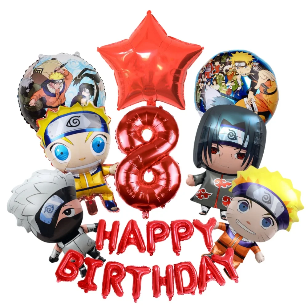 Narutoed Birthday Foil Balloons Set Cartoon Party Decoration Supplies Baby Shower Hostess Gift Game Gift Decor Balloons Kids Toy
Narutoed Birthday Foil Balloons Set Cartoon Party Decoration Supplies Baby Shower Hostess Gift Game Gift Decor Balloons Kids Toy