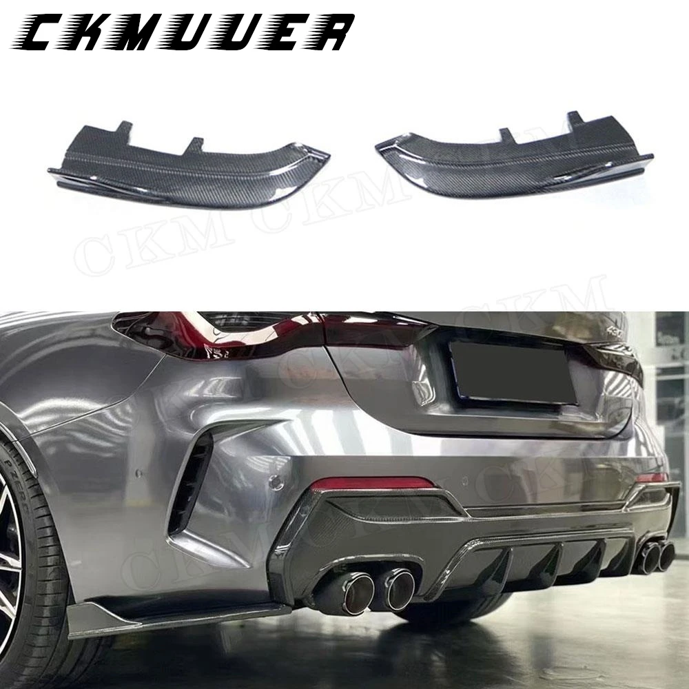 Carbon Fiber For BMW 4 Series G22 G23 2020 UP Car Rear Bumper Lip Splitters Canards FRP Unpainted Black Trim Sticker Covers
Carbon Fiber For BMW 4 Series G22 G23 2020 UP Car Rear Bumper Lip Splitters Canards FRP Unpainted Black Trim Sticker Covers