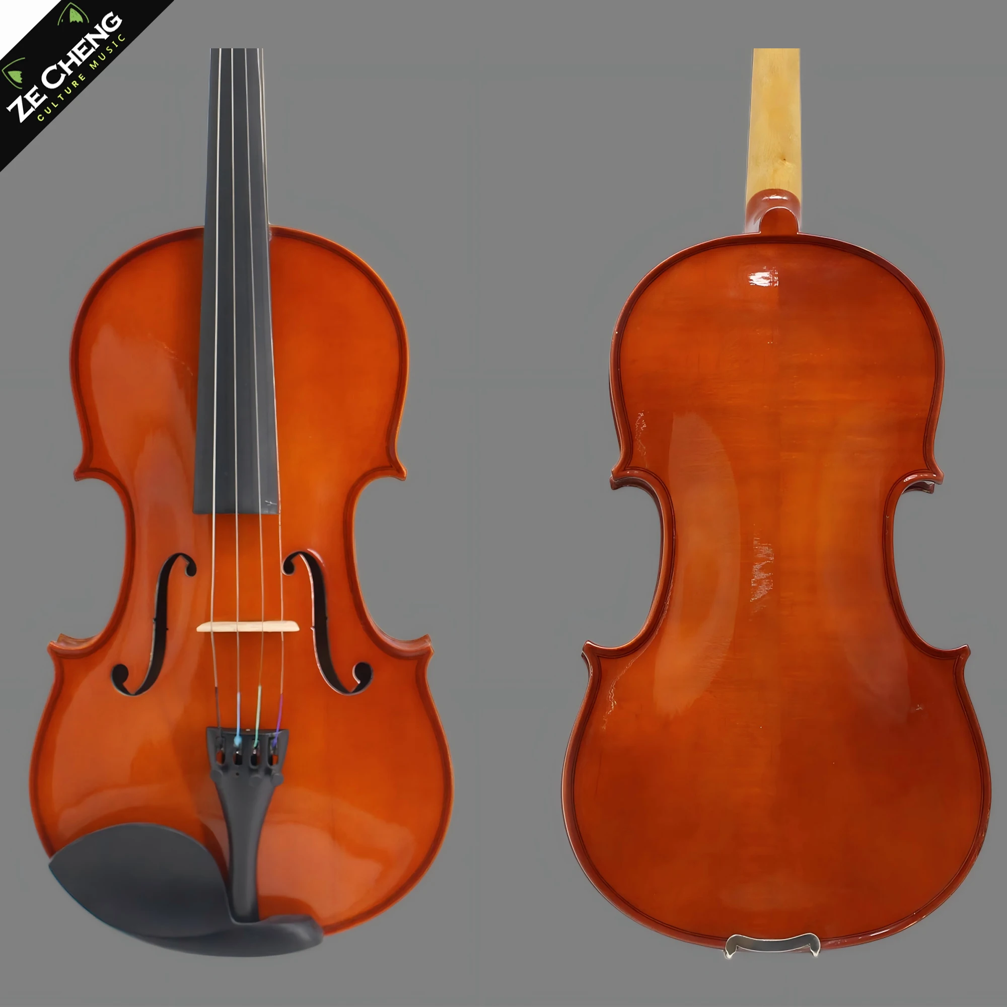 Spruce Maple 4/4 Violin Beginner's Instrument with Hard Case, Shoulder Rest, Bow, Strings, Mute
Spruce Maple 4/4 Violin Beginner's Instrument with Hard Case, Shoulder Rest, Bow, Strings, Mute