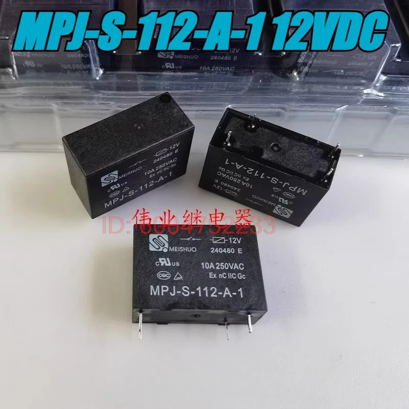 (Совершенно новый) 10 шт./лот, 100% оригинальное реле: MPJ-S-112-A-1 12VDC 4 контакта 10A
(Совершенно новый) 10 шт./лот, 100% оригинальное реле: MPJ-S-112-A-1 12VDC 4 контакта 10A