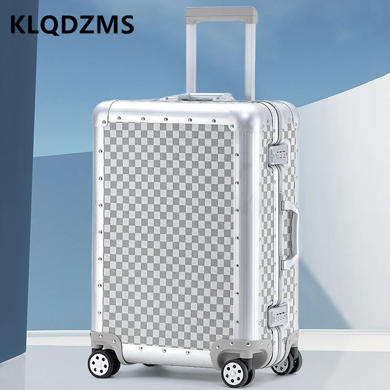 KLQDZMS 20"24"26Inch Cabin Luggage Set of New All-aluminum Magnesium Alloy Trolley Case Men's Trolley Case Business Suitcase
KLQDZMS 20"24"26Inch Cabin Luggage Set of New All-aluminum Magnesium Alloy Trolley Case Men's Trolley Case Business Suitcase