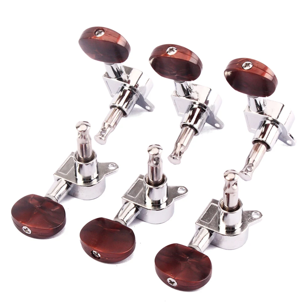 Quality Machine Heads Steel String Guitar Tuners Coffee Silver 4x2 2x1 45cm Style 6 Washers 6 Screws Universal
Quality Machine Heads Steel String Guitar Tuners Coffee Silver 4x2 2x1 45cm Style 6 Washers 6 Screws Universal