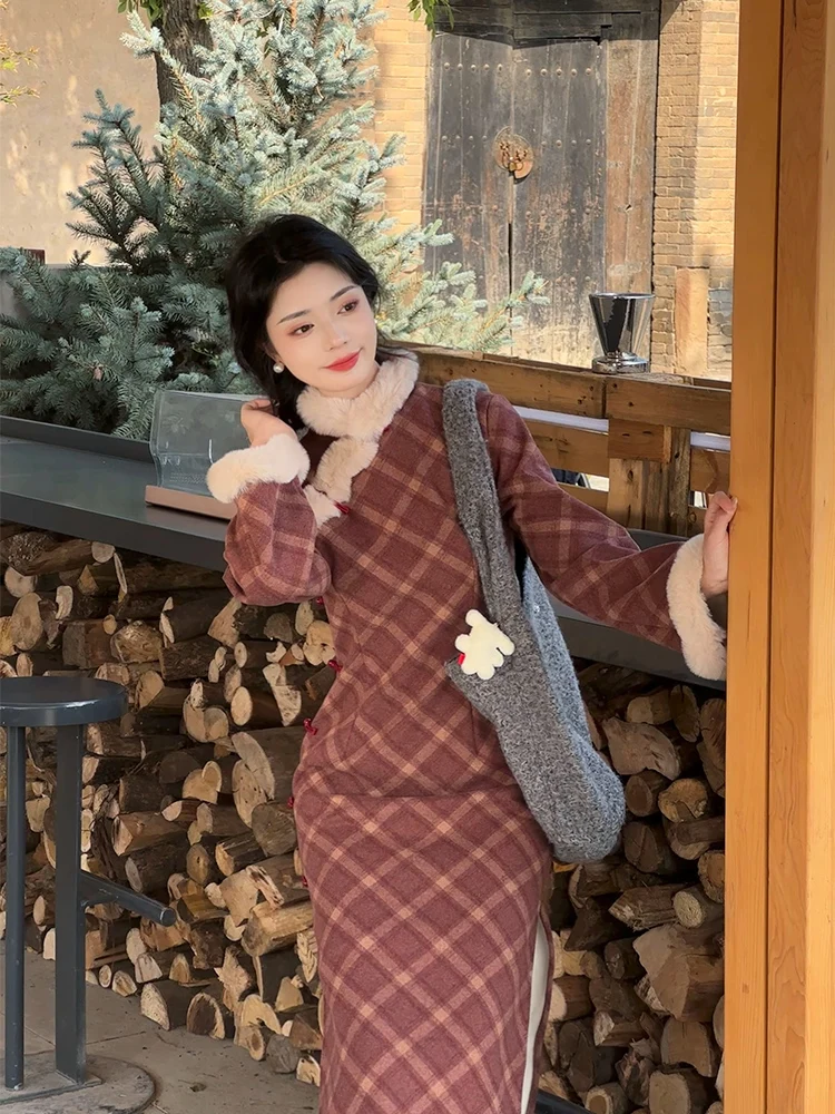 Зимнее женское пальто на подкладке в стиле ретро, маленький размер, Republic Sle, осенне-зимнее длинное Ципао, китайское длинное платье
Зимнее женское пальто на подкладке в стиле ретро, маленький размер, Republic Sle, осенне-зимнее длинное Ципао, китайское длинное платье