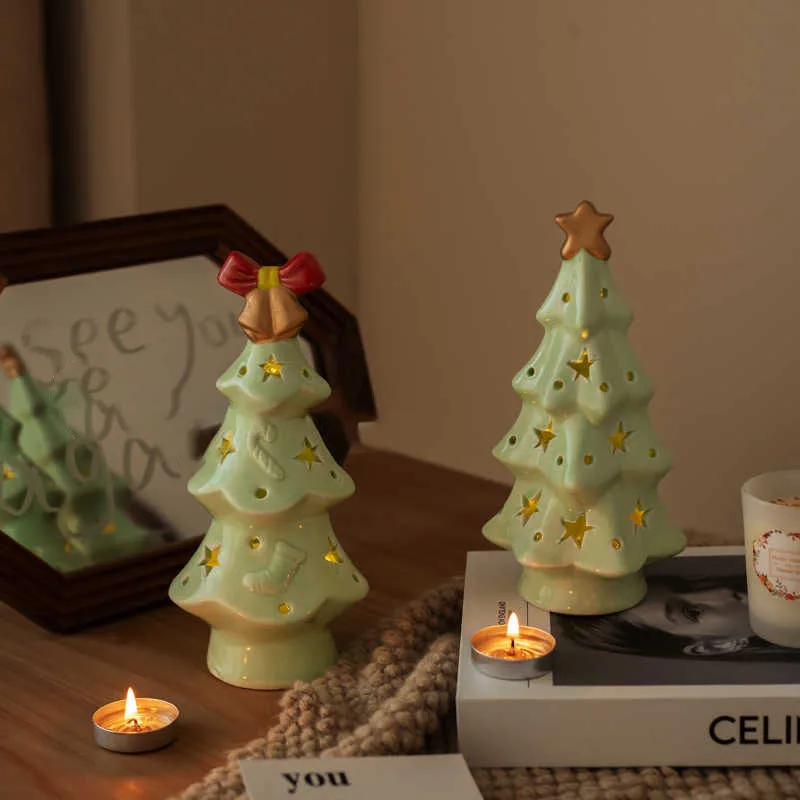 Christmas Night Light Ceramic Star Christmas Tree Christmas Eve Desktop Atmosphere Luminous Decoration Cute Ornament Xmas Gift
Christmas Night Light Ceramic Star Christmas Tree Christmas Eve Desktop Atmosphere Luminous Decoration Cute Ornament Xmas Gift