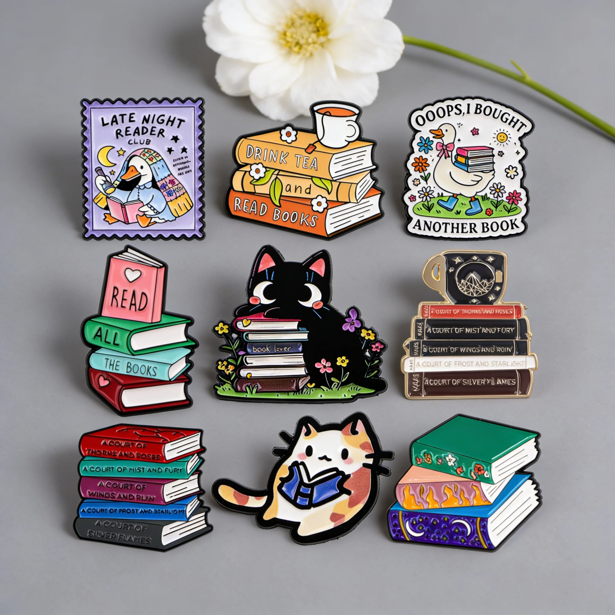 4/5pcs/set Sutdy Enamel Pin Reading Books Brooches For Lapel Pins Badge on Backpack Clothing Accessories Fashion Jewelry Gifts
4/5pcs/set Sutdy Enamel Pin Reading Books Brooches For Lapel Pins Badge on Backpack Clothing Accessories Fashion Jewelry Gifts