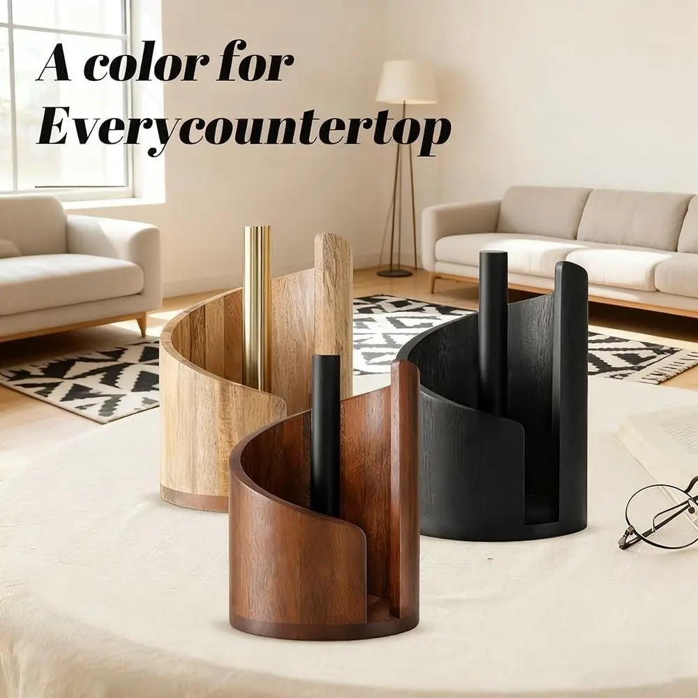 Wooden Paper Towel Holder with Mango Wood Round Base with Iron Holder Mango Wood Stand Countertop Towel Holder Home Decor
Wooden Paper Towel Holder with Mango Wood Round Base with Iron Holder Mango Wood Stand Countertop Towel Holder Home Decor