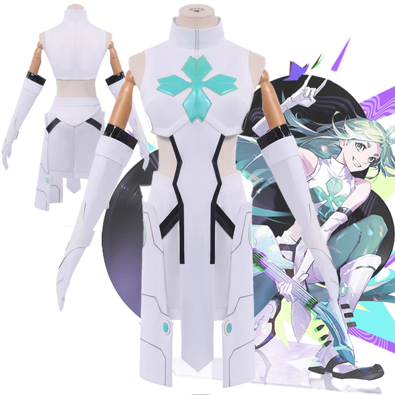 Anime TO BE HERO X Cosplay Lucky Cyan Cosplay Costume White Dress Halloween Carnival For Women Girls Outfits
Anime TO BE HERO X Cosplay Lucky Cyan Cosplay Costume White Dress Halloween Carnival For Women Girls Outfits