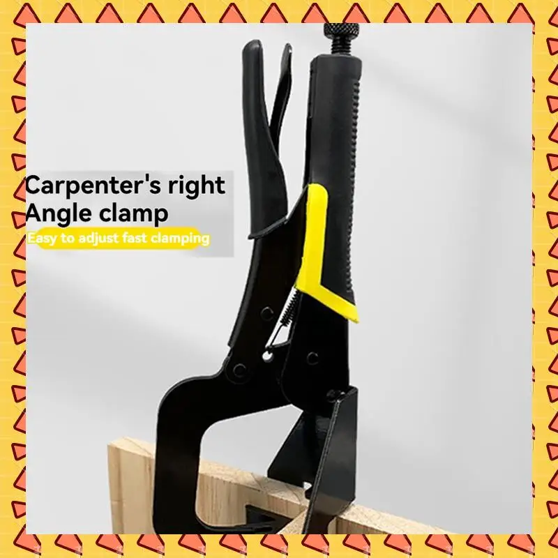 A008 90° Clamping Tool Right-Angle Tongs Anti-Displacement Fixation Forceps Diagonal Hole Locator 90 Degree Clip Woodworking Cla
A008 90° Clamping Tool Right-Angle Tongs Anti-Displacement Fixation Forceps Diagonal Hole Locator 90 Degree Clip Woodworking Cla
