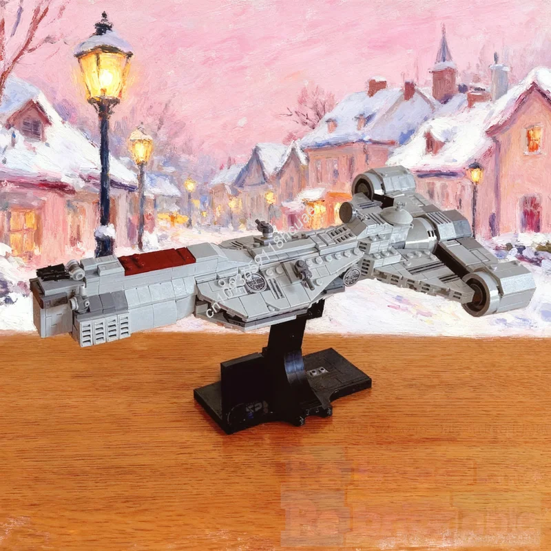545pcs MOC Republic Frigate Consular Class Cruiser Star Battle Model Building Blocks Architecture Festival Gifts Toys Brick
545pcs MOC Republic Frigate Consular Class Cruiser Star Battle Model Building Blocks Architecture Festival Gifts Toys Brick