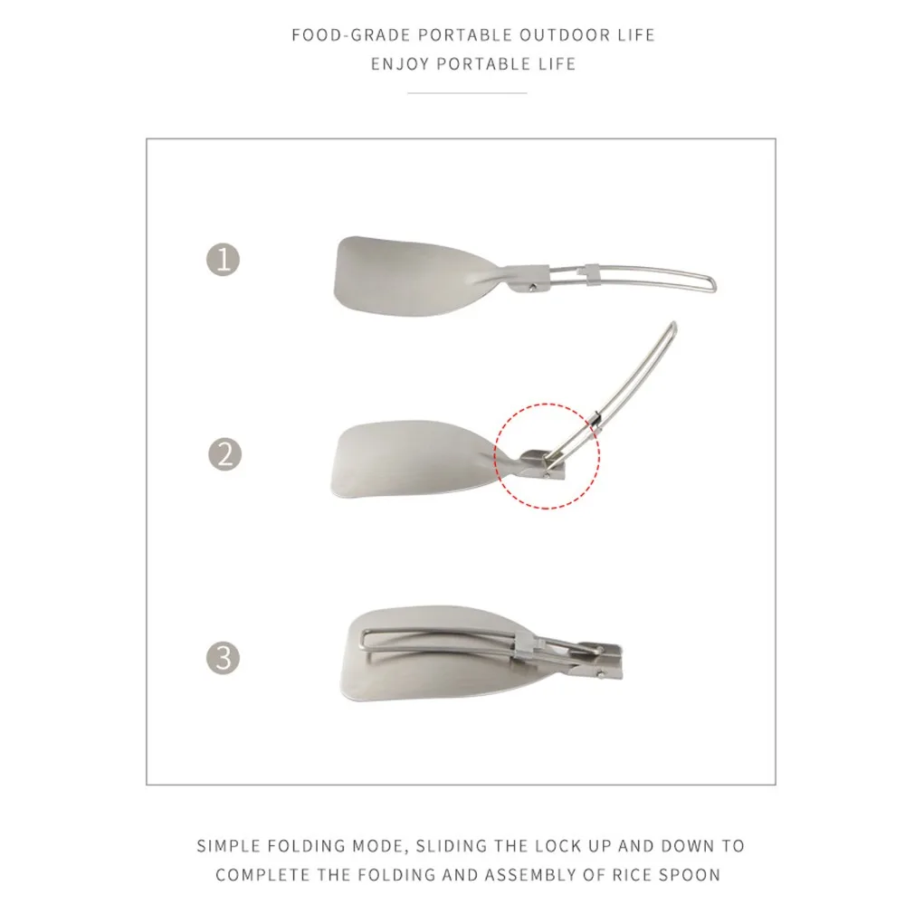 2 Pcs Durable Lightweight Folding Spatula Portable Thickened Stainless Steel Spatula Compact Cooking Spatula Outdoor Camping
2 Pcs Durable Lightweight Folding Spatula Portable Thickened Stainless Steel Spatula Compact Cooking Spatula Outdoor Camping