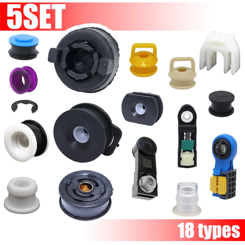 5Set Auto Manual Gear Shift Lever Linkage Shifter Bushing Sleeve Grommet Grommet Clips Sleeve For Nissan Renault Chevrolet Cruze
5Set Auto Manual Gear Shift Lever Linkage Shifter Bushing Sleeve Grommet Grommet Clips Sleeve For Nissan Renault Chevrolet Cruze
