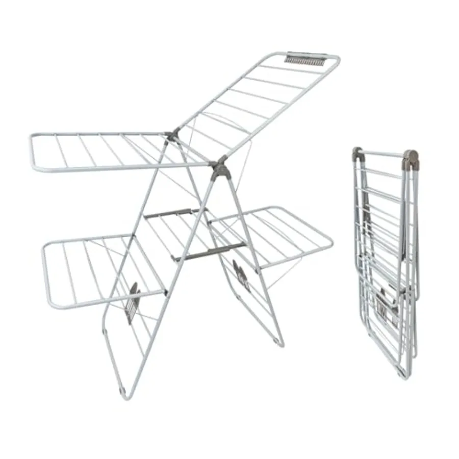 Clothes Drying Rack Foldable 2-Level Laundry Racks for Drying Clothes Rack Stainless Steel Drying Rack Clothing Collapsible for
Clothes Drying Rack Foldable 2-Level Laundry Racks for Drying Clothes Rack Stainless Steel Drying Rack Clothing Collapsible for