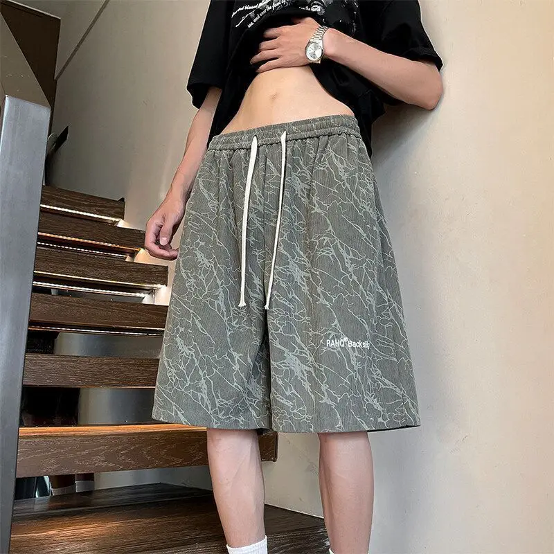 Summer Men's Loose Basketball Sports Shorts Thin Style Casual Fashion High Street Youth Teenagers Daily Wear Low Waist Pants
Summer Men's Loose Basketball Sports Shorts Thin Style Casual Fashion High Street Youth Teenagers Daily Wear Low Waist Pants