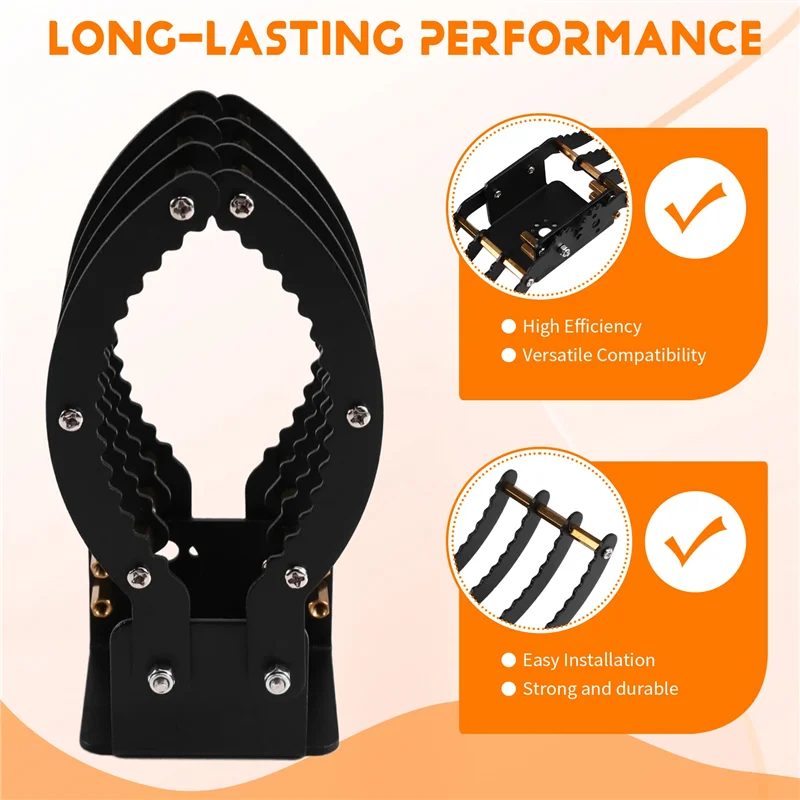 MYMF-Opening Mechanical Claw Grippers DIY Gripper All Kinds Robot Clamp Gripper For Arduino Robot DIY Kit
MYMF-Opening Mechanical Claw Grippers DIY Gripper All Kinds Robot Clamp Gripper For Arduino Robot DIY Kit