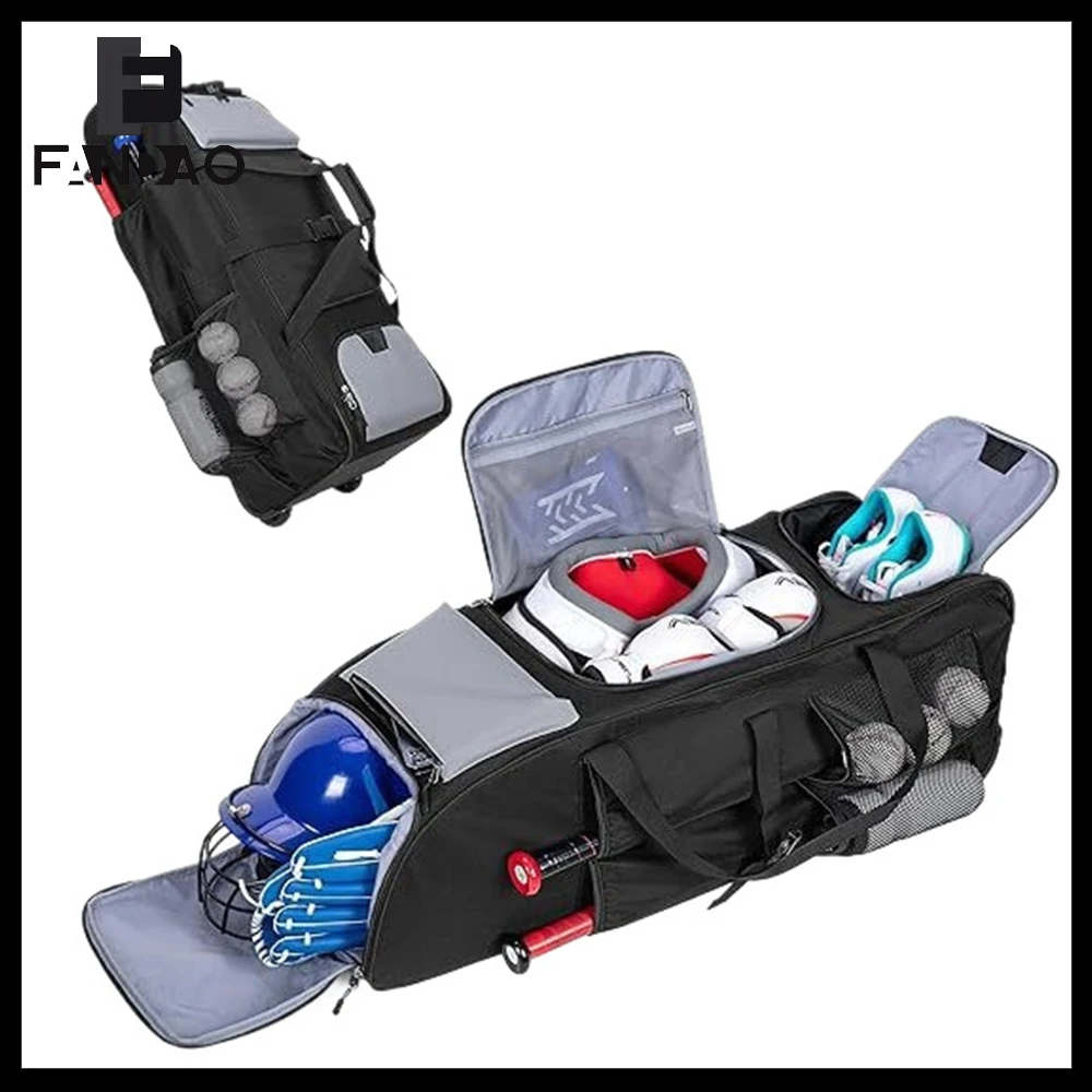 Tactical Baseball Bag Large Capacity Softball Equipment Storage Pouch Multi-Functional Training Pack With Wheels for Sports
Tactical Baseball Bag Large Capacity Softball Equipment Storage Pouch Multi-Functional Training Pack With Wheels for Sports