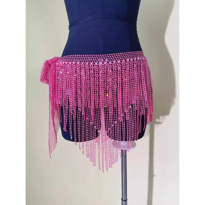 Customized 【Ao Diamond Double Triangle】 Belly Dance Belt Net Diamond Tassel Hip Scarf Sparkling Full Diamond Series Accessories
Customized 【Ao Diamond Double Triangle】 Belly Dance Belt Net Diamond Tassel Hip Scarf Sparkling Full Diamond Series Accessories